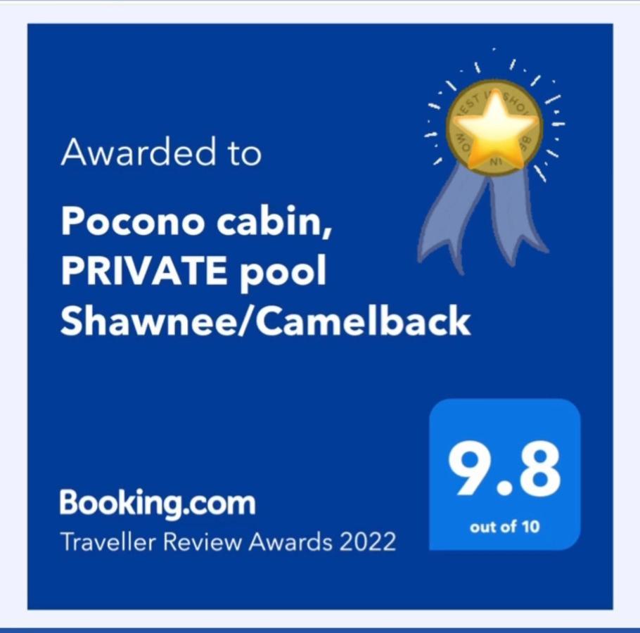 Pocono Cabin With Private Pool At Shawnee Mtn 东斯特劳兹堡 外观 照片