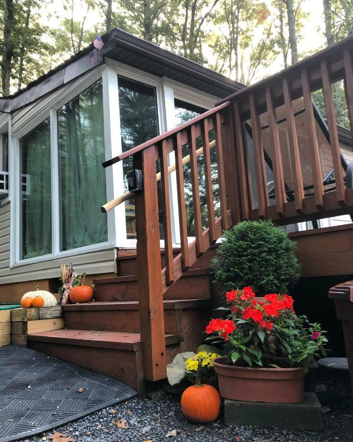 Pocono Cabin With Private Pool At Shawnee Mtn 东斯特劳兹堡 外观 照片